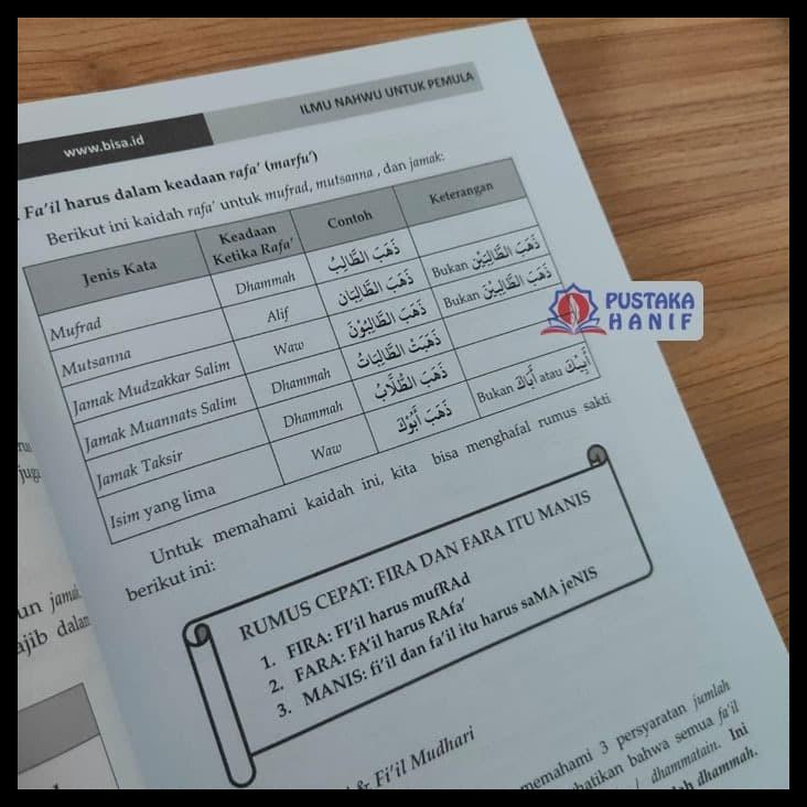 

TERLARIS BUKU BAHASA ARAB - ILMU NAHWU UNTUK PEMULA TERLARIS