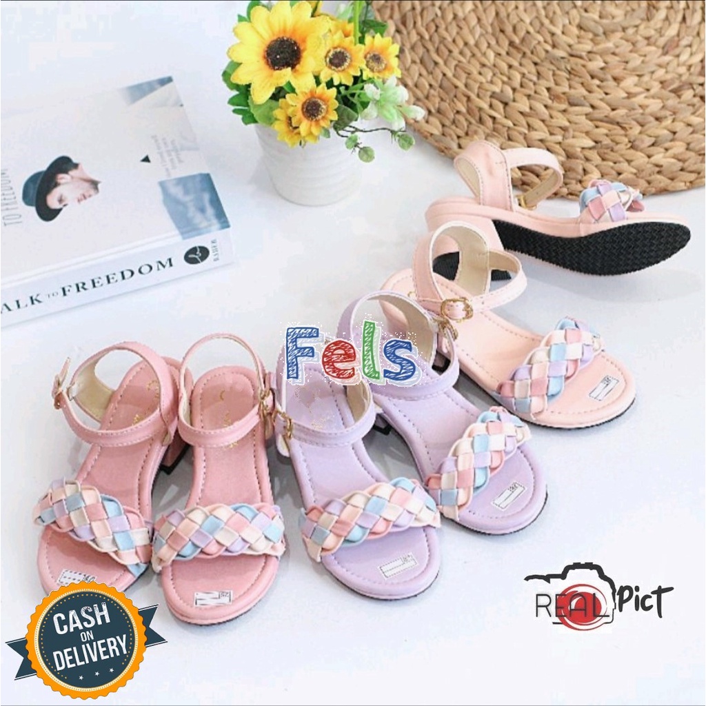 Fel's Lily Heels-Sendal Heels Anak wanita