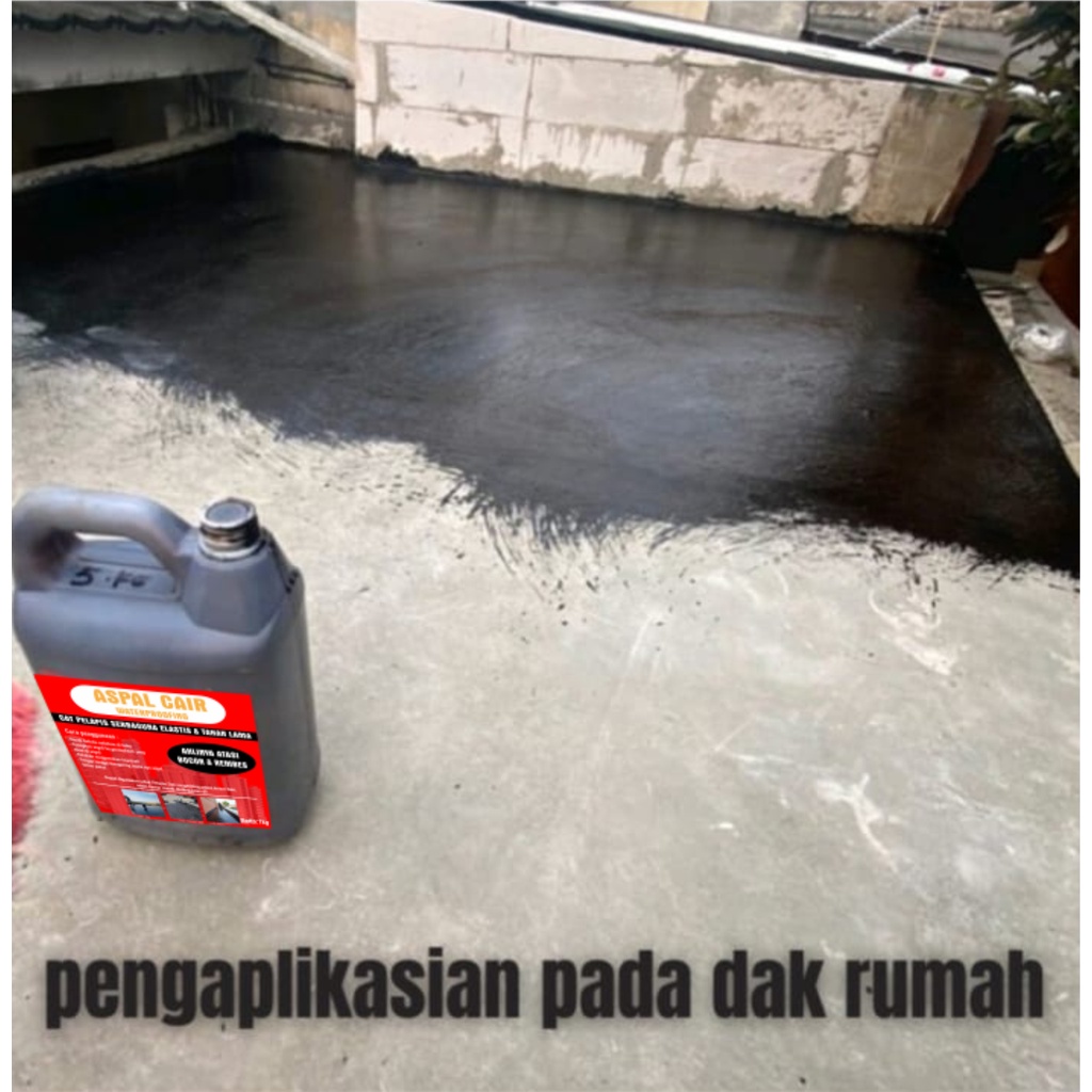 Aspal Cair 1 kg Untuk Kolam/Dak/ Rembes