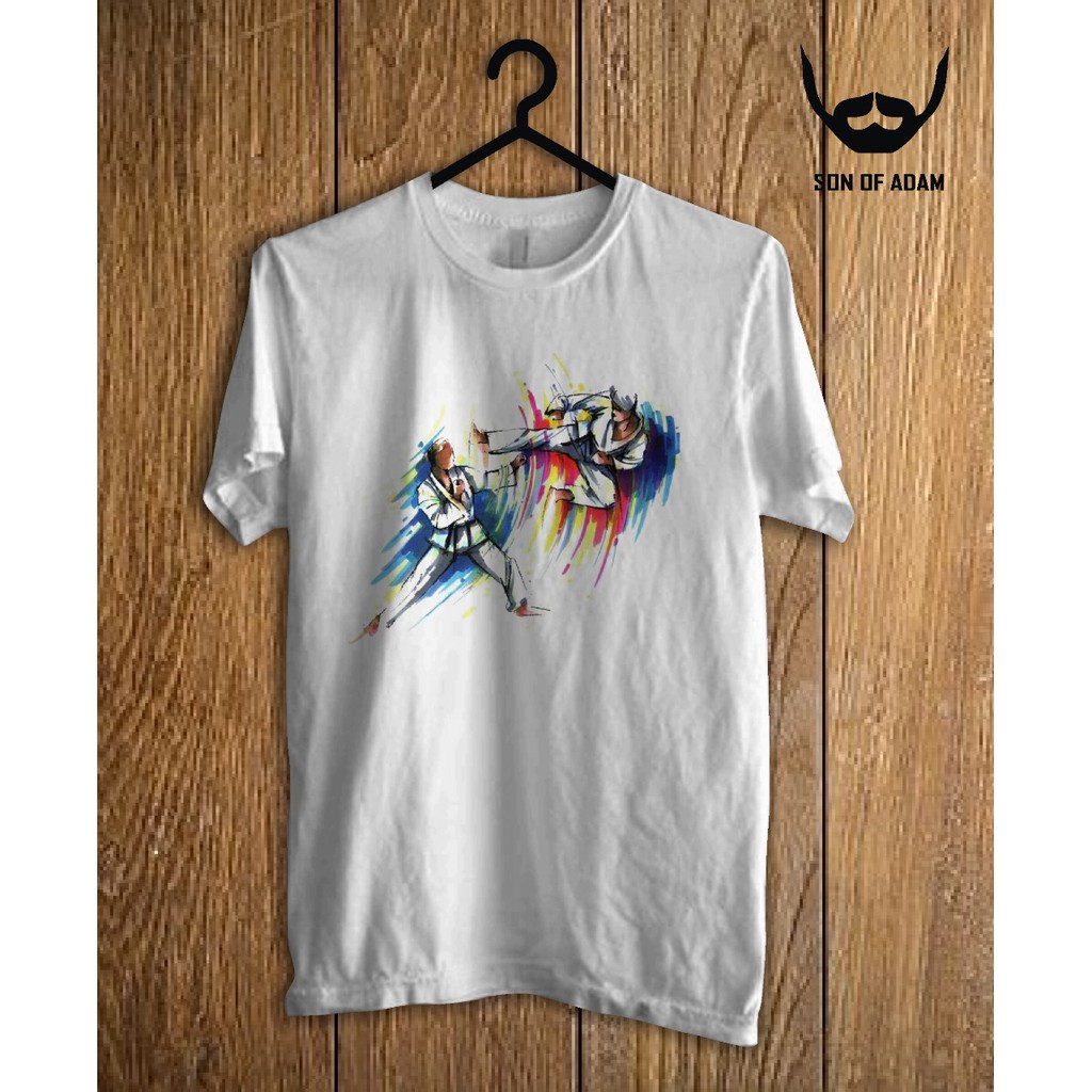 KAOS PRIA CUSTOM SABLON DTG KARATE