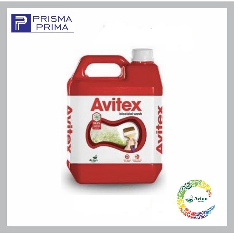 AVITEX Biocidal Wash Cairan Pembersih Pencegah Anti Lumut Jamur Tembok