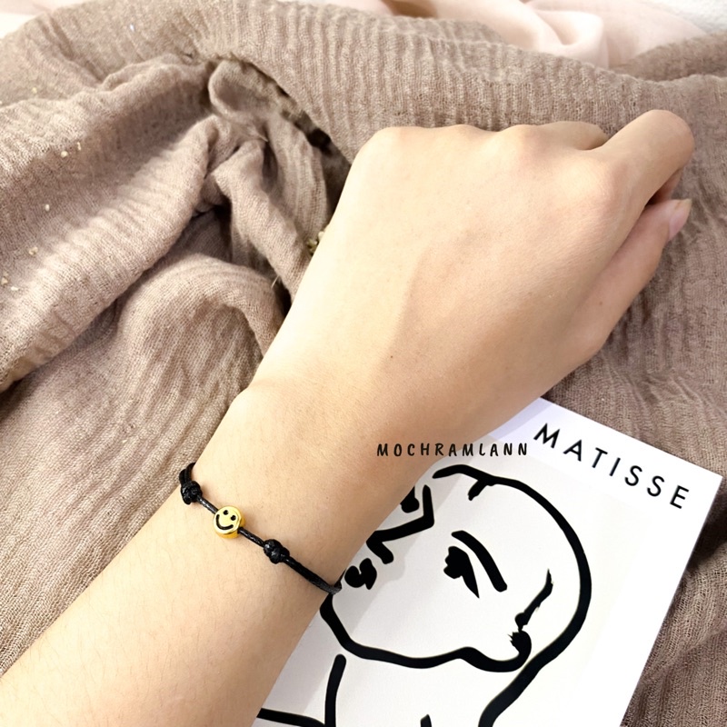 GELANG MANIK SMILE GOLD / GELANG TALI SIMPLE / GELANG VINTAGE