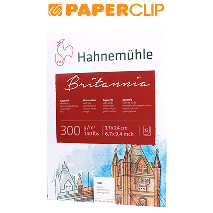 

HAHNEMUHLE WATERCOLOR PAPER 12SHEET 300GSM 10628970