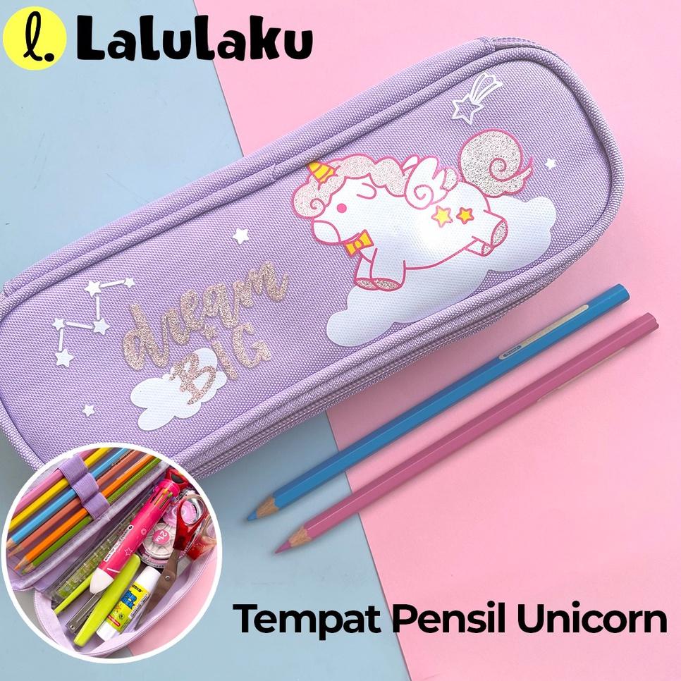 

dhh-38 Tempat Pensil JS6523 Unicorn Kotak Pensil Lucu Karakter Anak Perempuan ..