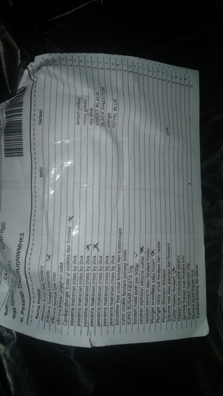 Cetakan Semprit Atau Fondant Frozen