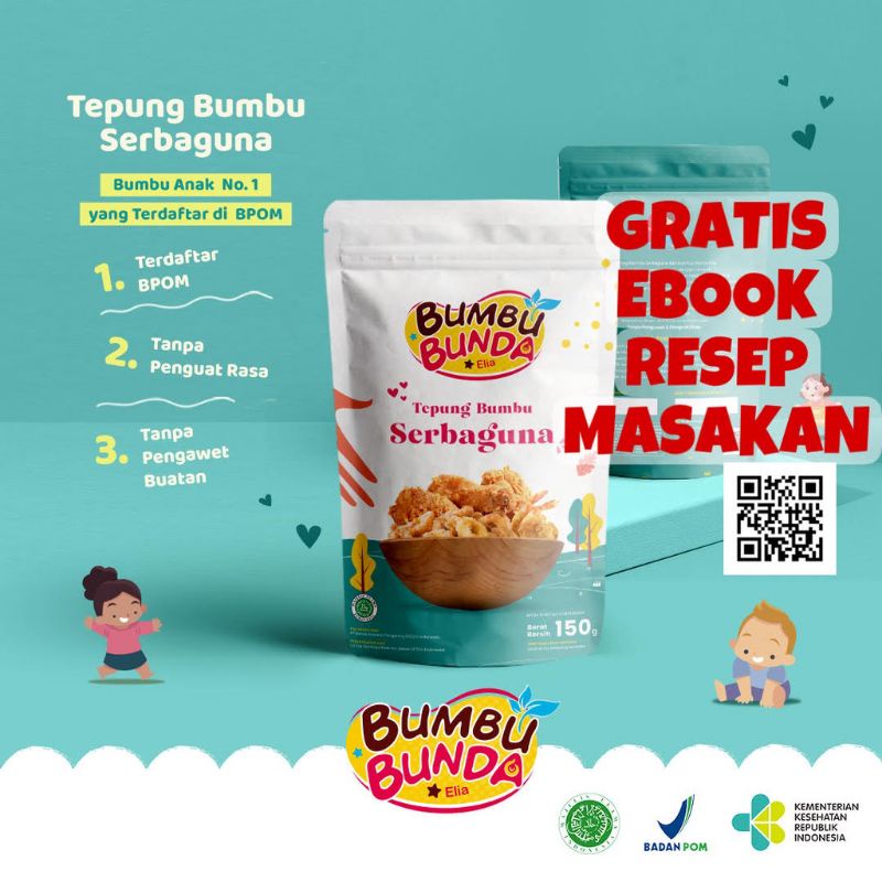 

Bumbu Bunda Elia Tepung Bumbu Serbaguna Non MSG - Tepung Bumbu Crispy