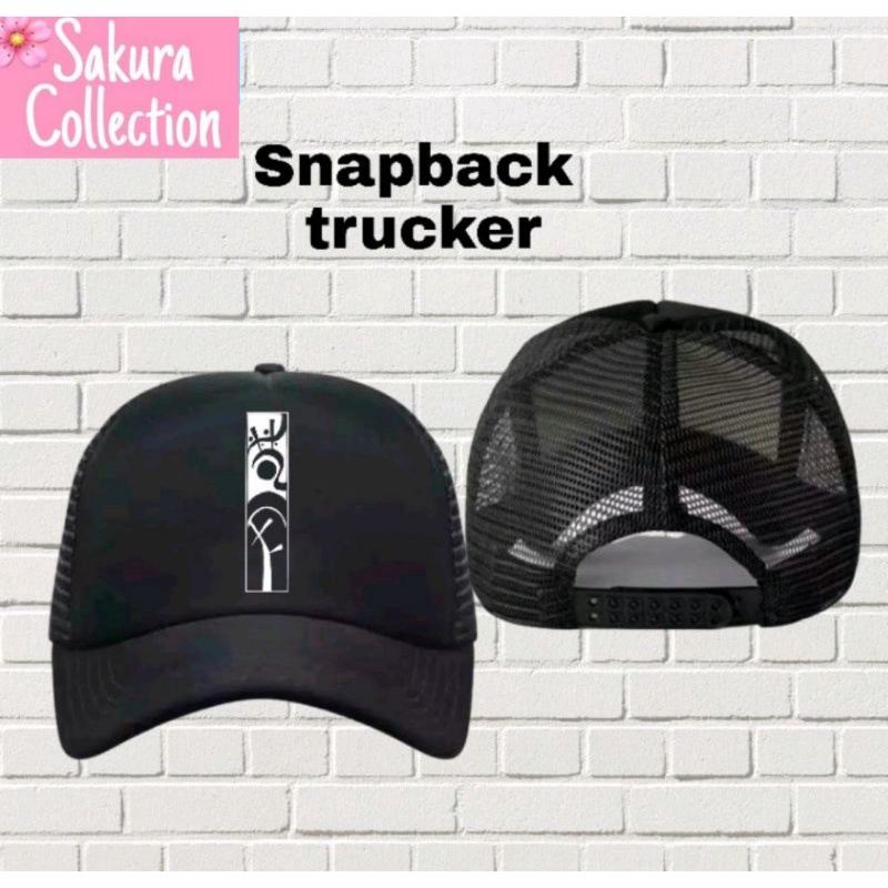 SNAPBACK Topi Trucker TOKYO REVENGERS logo Valhalla / Black Dragon