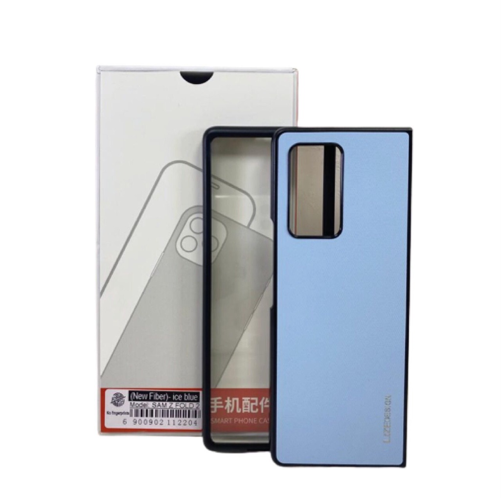 Casing HP Samsung Z Fold 2 3 Softcase Lize Design New Fiber + Anti Gores Glass OCEANMART OCEAN MART Aksesoris Handphone Murah Grosir