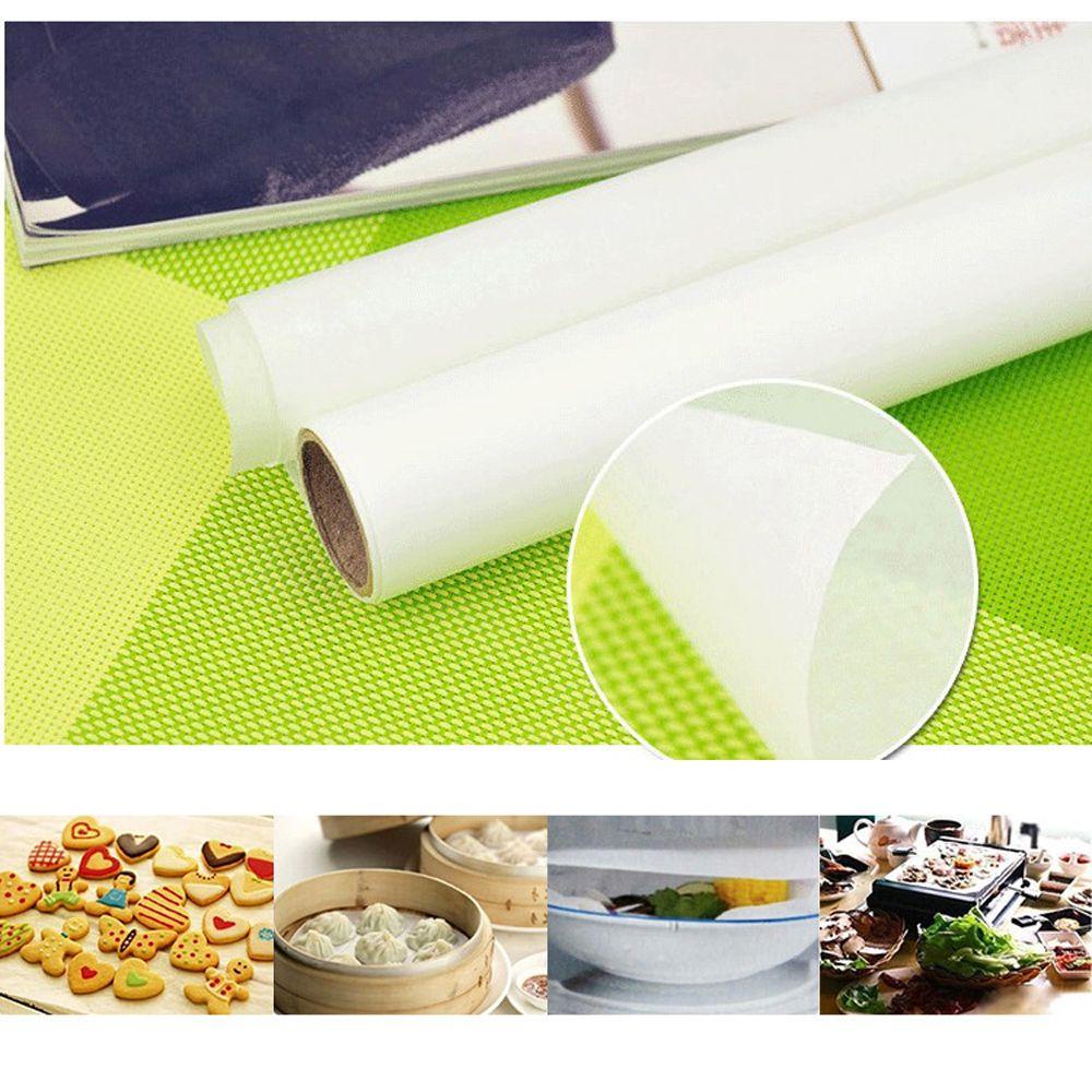 Solighter 1 Rool 11.8 &quot;Greaseproof Baking Paper Baking Tray Alas Loyang Kue Suhu Tinggi Parchment