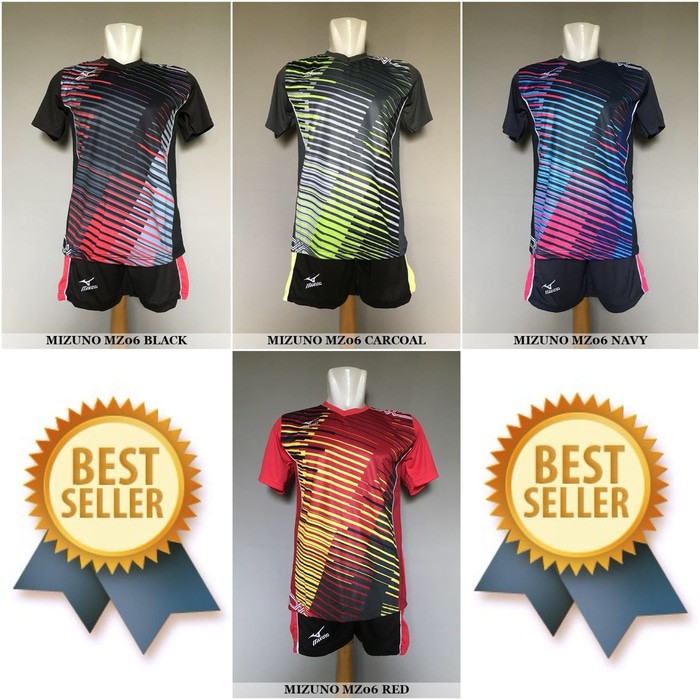 PROMO Baju Kaos Olahraga Jersey Voli Setelan Volley Asics Mizuno Molten