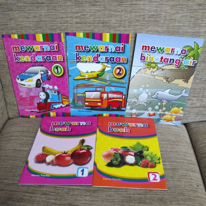 

buku mewarnai anak ukuran kecil