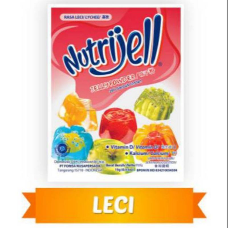 

Nutrijell nutrijel ekonomis jelly powder rasa leci lychee 10 gr AYES TOSERBA