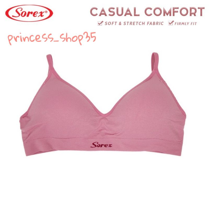 Bra Sorex 65001 Busa Tipis Tanpa Kawat Size 34-40 Kait 2 / Bh Sorex 65001 / Bh Casual Comfort 65001 / Sport Bra Sorex 65001