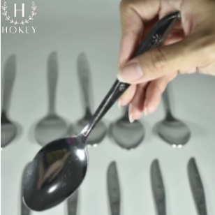SENDOK MAKAN STAINLESS STEEL GAGANG BINTANG