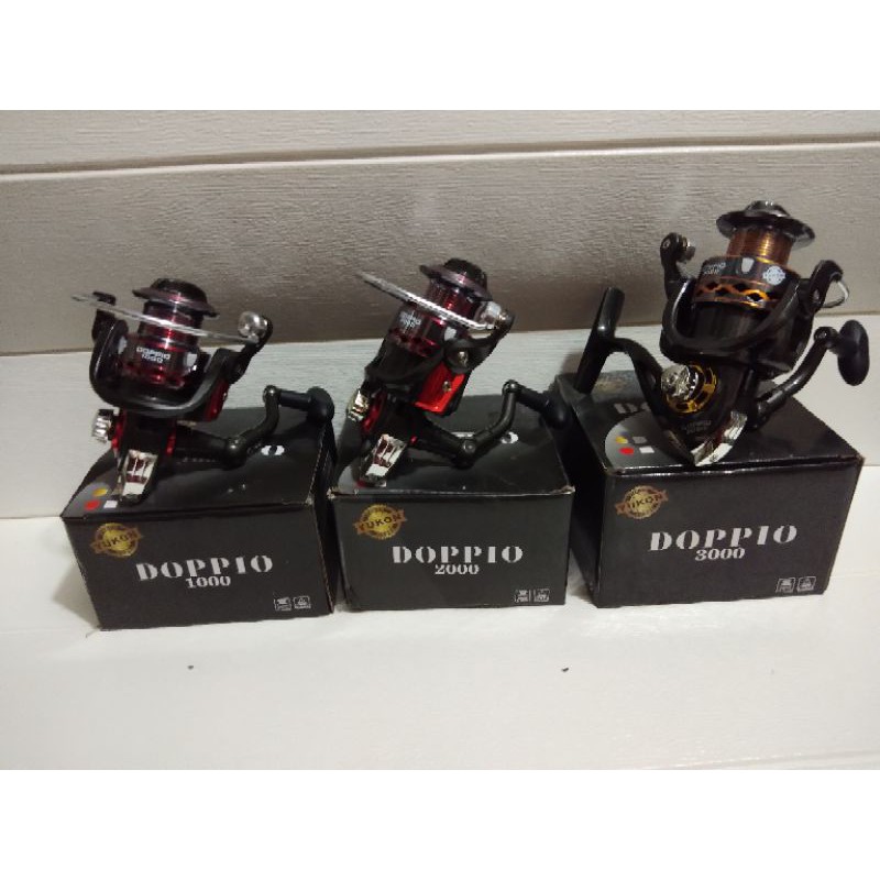 reel pancing yuko doppio 1000-3000 super halus (8 bearing termurah)