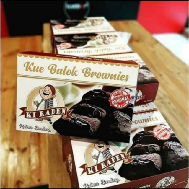 kue balok brownies lumer coklat ki raden kiraden bronis bandung teman ngopi