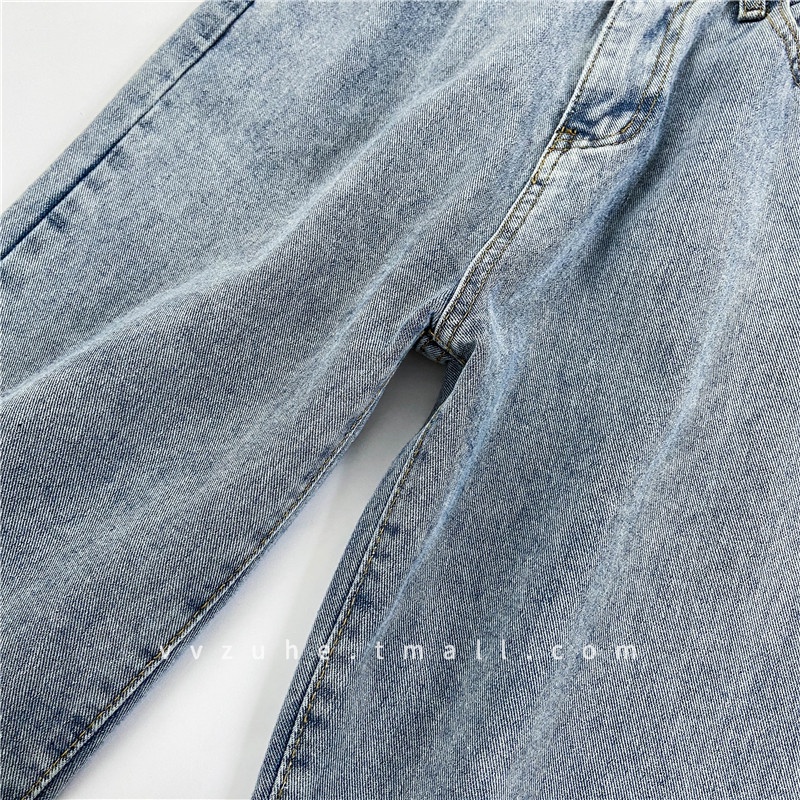 NEW Celana Jeans Panjang Wanita Highwaist Kulot Kualitas Premium（rawis）