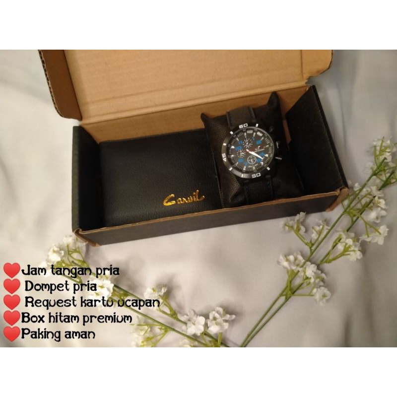 ❤️ TERMURAH ❤️ HAMPERS JAM TANGAN PRIA,DOMPET COWOK,KADO ULANG TAHUN PRIA AKSESORIS,KADO MURAH