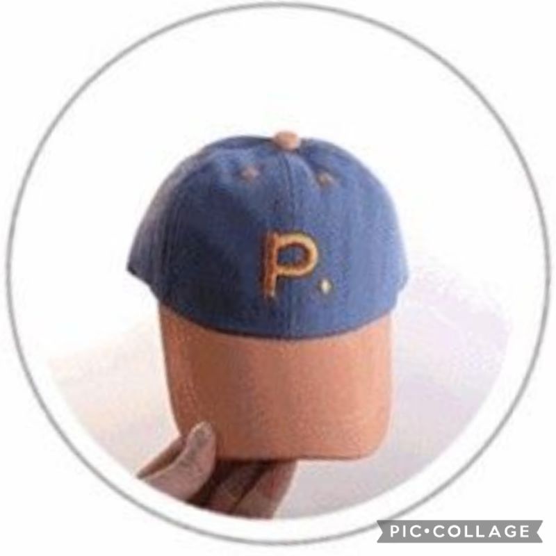 TOPI BASEBALL IMPORT ANAK BAYI MOTIF HURUF INISIAL A B C M N P S U-5
