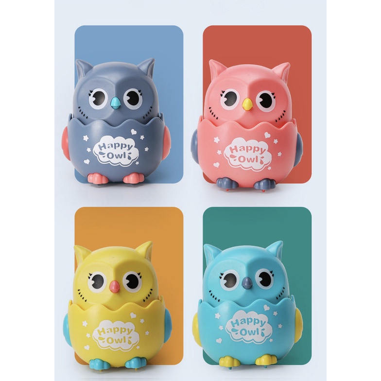 [ Giggel ] Mainan Bayi Owl / Happy Owl / Mainan Rotating Owl