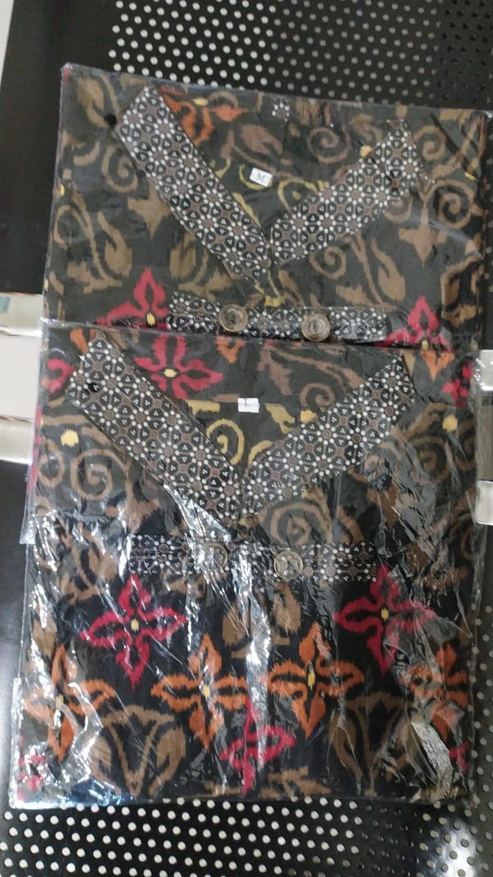 Atasan Batik Dolby Dolbi Dobby Doby Tenun Sutra Tulis Halus Katun Atbm Baron ,sarombit Atasan
