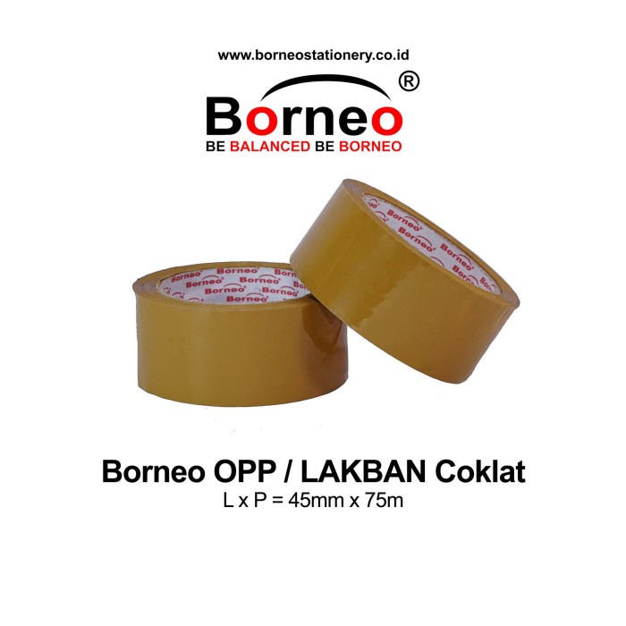 

BORNEO OPP / LAKBAN BORNEO 2 INCH 48MM COKLAT