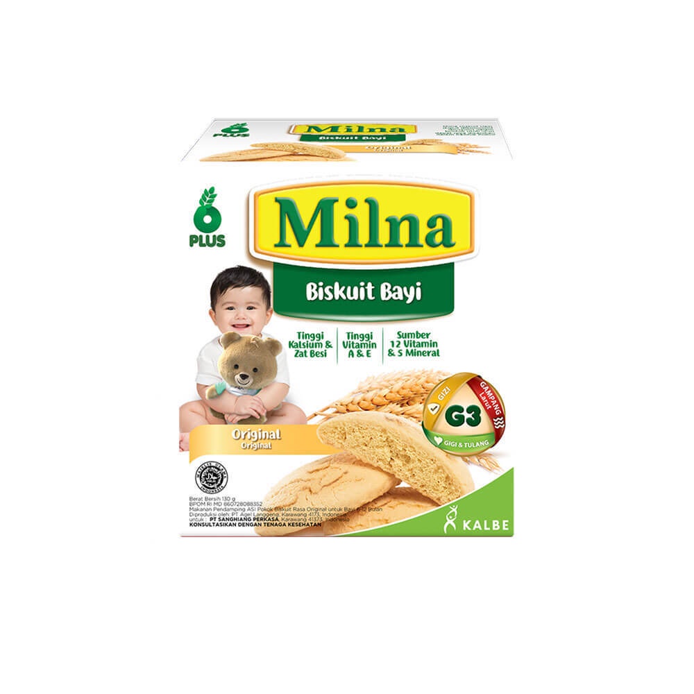 Milna Biskuit Bayi 65gr Biskuit Bayi rasa buah