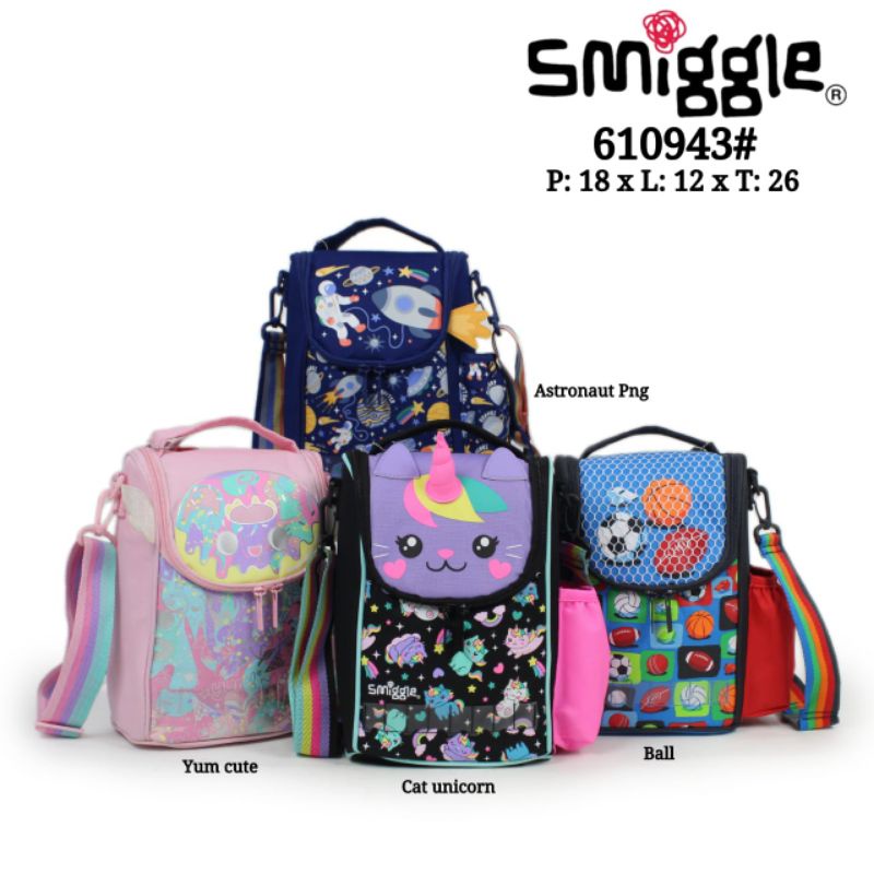 Smiggle Sling Lunchbag Lunchbox  Customise Your Name