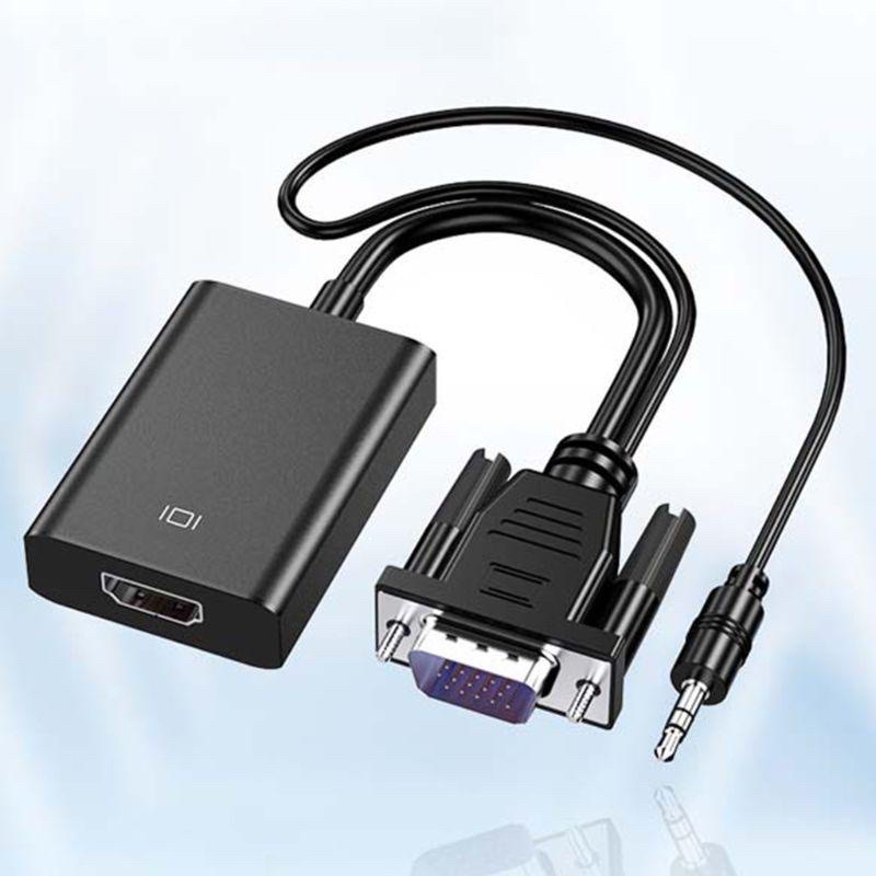 Converter VGA To HDMI With Audio Converter / KABEL VGA TO HDMI