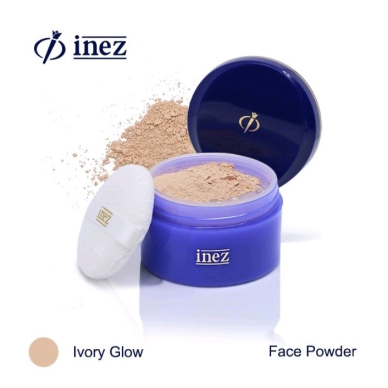 Bedak Tabur Original Inez Color Contour Plus Face Powder.