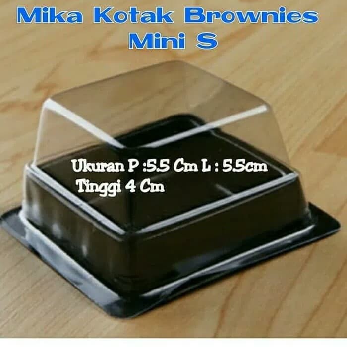 10 Pcs Mika Kemasan Kotak Puding Art