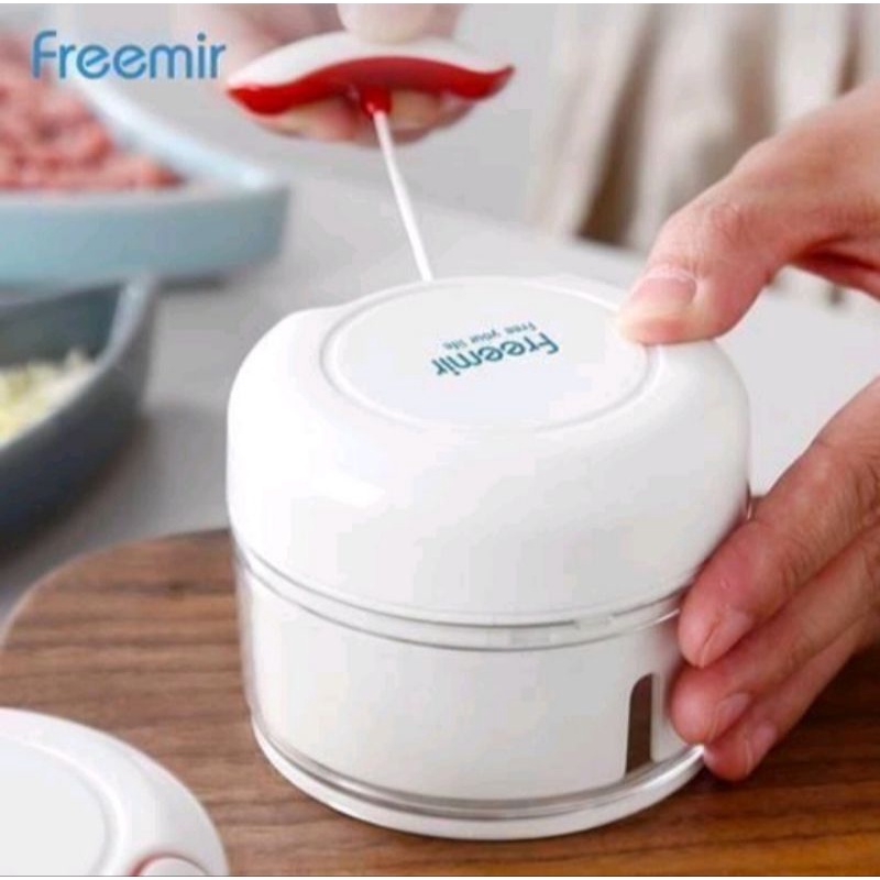 Freemir mini garlic chopper alat cincang