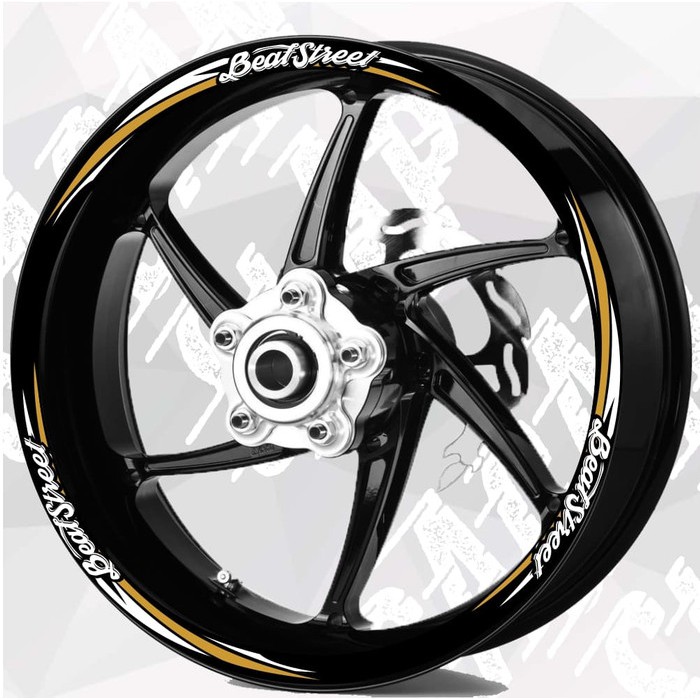 Stiker Velg Beat Street 14 Inch Sticker Decal Motor Honda