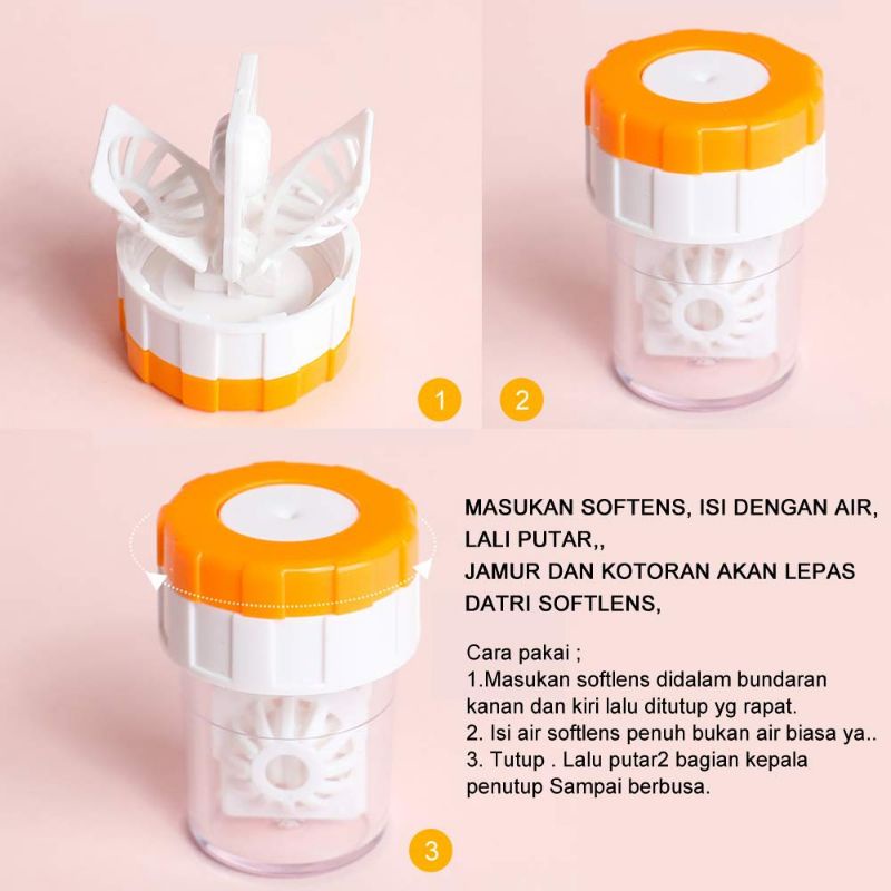 Mesin Pencuci Softlens MANUAL / Alat Cuci Softlens Steamer Soflen / alat pembersih softlens manual / alat cuci softlen mini