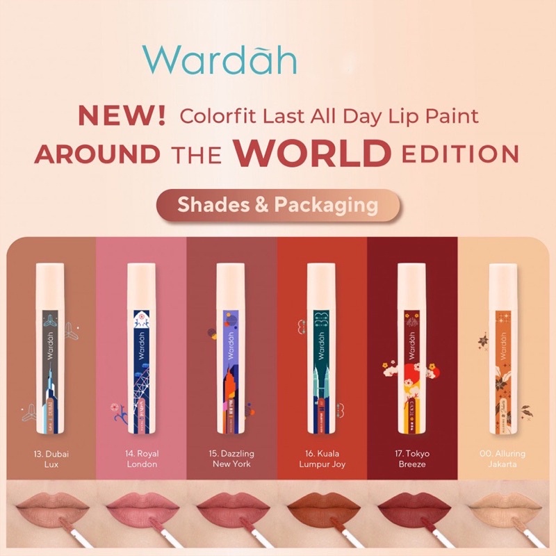 Wardah Colorfit Last All Day Lip Paint