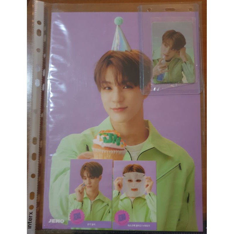 NCT Dream Season Greetings 2021 {SG21} Jeno Member Set + Benefit Aladdin + Nohyuck A4 Poster