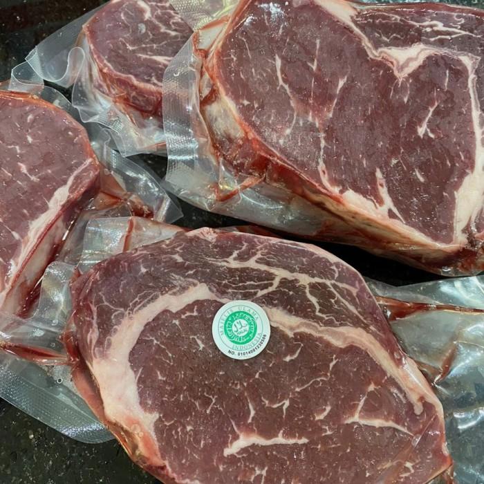 

Steak | Rib Eye Steak Australia Grade A+ 45 Days Wet Aged - Halal