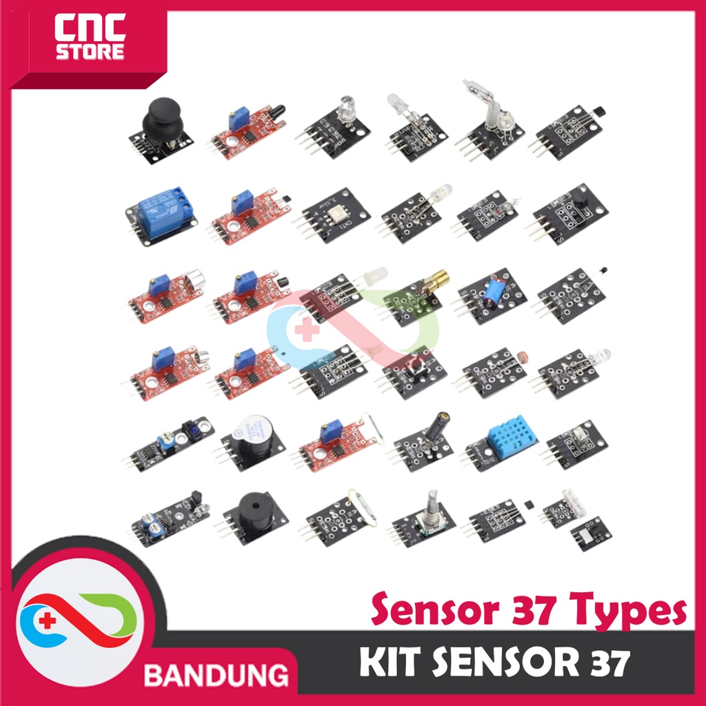 KIT SENSOR 37 TYPES COMPATIBLE FOR ARDUINO