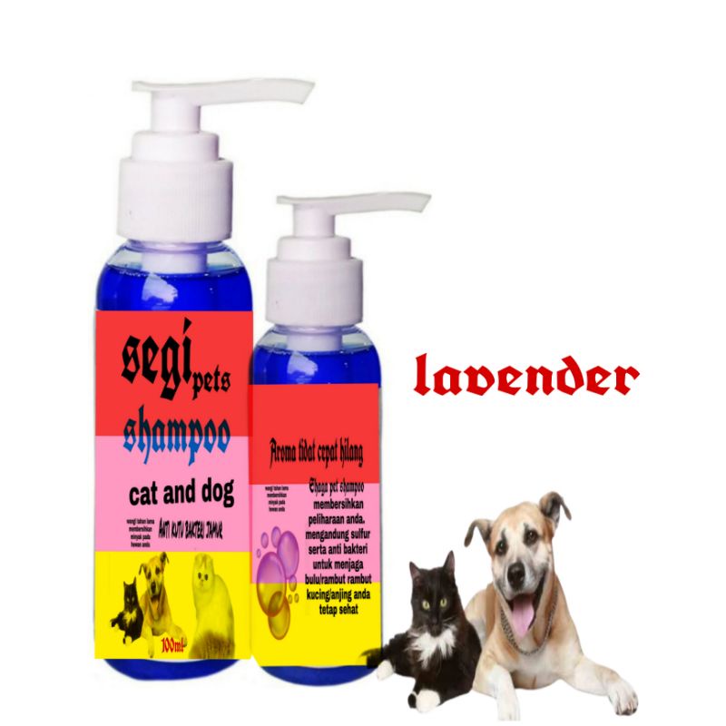 Paket Shampoo grooming SEGI 100 ml Anti kutu Bakteri Anjing kucing Musang