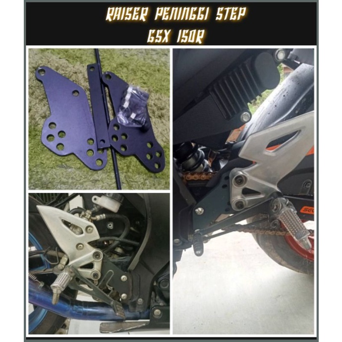 Peninggi Step Gsx 150r Raiser Peninggi step Gsx