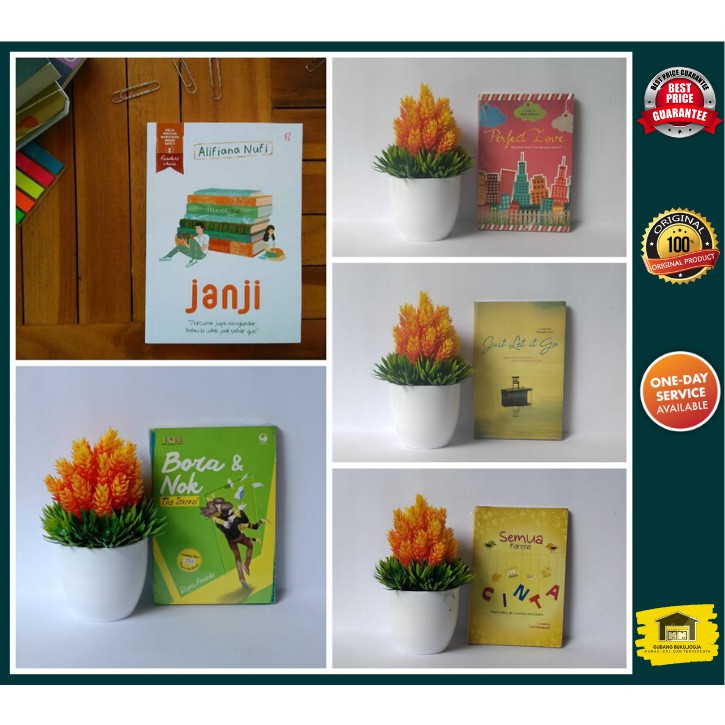 PAKET 5 BUKU Novel Janji - Alifiana Nurfi (2)