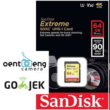 new sandisk memory sd card 90mbs 90mb 16gb 64gb 128gb sdxc uihs-1 extreme