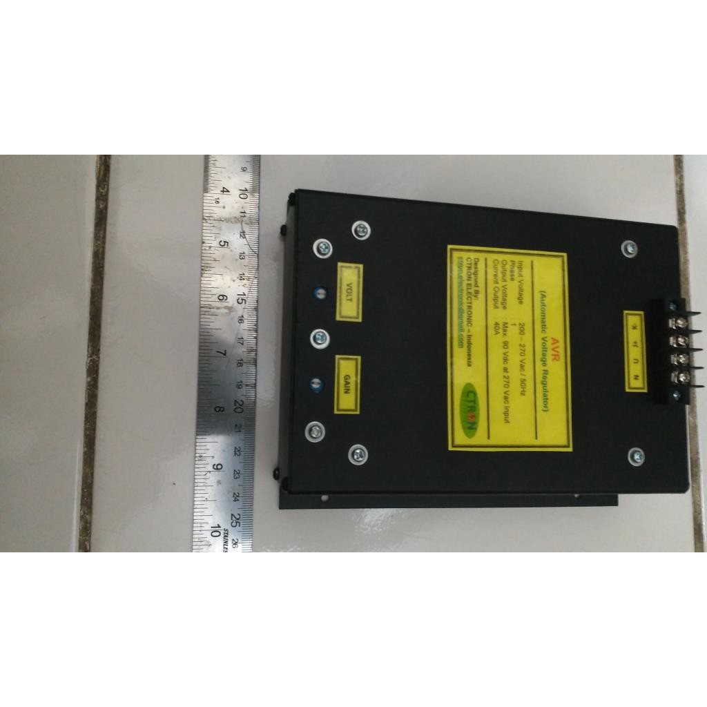 AVR Generator 1 Phase atau AVR Genset 1 Phase With Box Aluminium