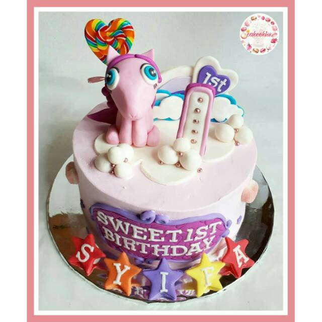 

unicorn / little poni / kue ulang tahun / kue tart / cupcake / kuetart / kue murah