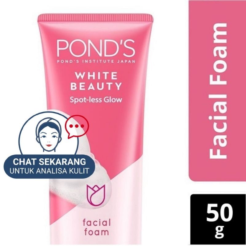 Jual Ponds White Beauty Facial Foam 50gr&30gr | Shopee Indonesia