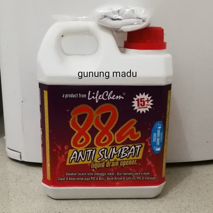 

ANTI SUMBAT 88A 1250 GR CAIRAN PEMBERSIH SALURAN MAMPET TOILET MAM