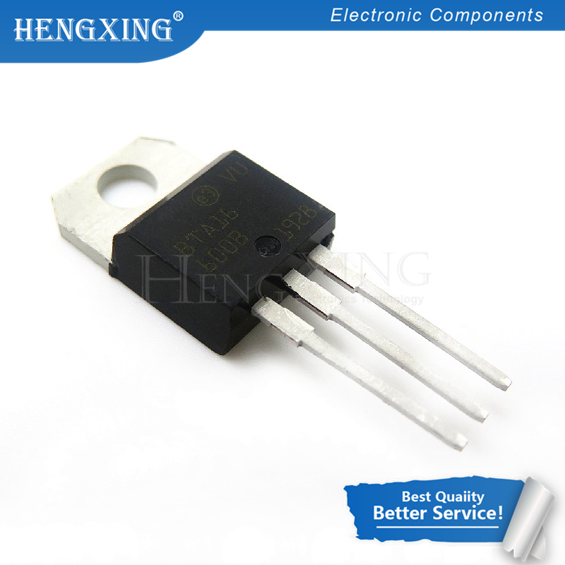 6pcs/lot BTA16-600B BTA16-600 BTA16 600V 16A TO-220 In Stock