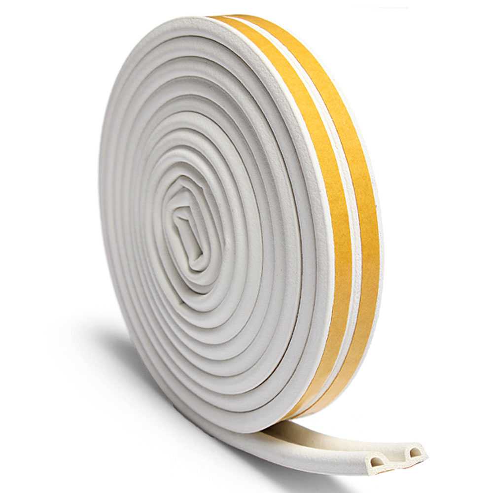 Lis Strip Pintu Door Noise Insulation D Tape 9x6mm 10M KK-062 GANCHUN