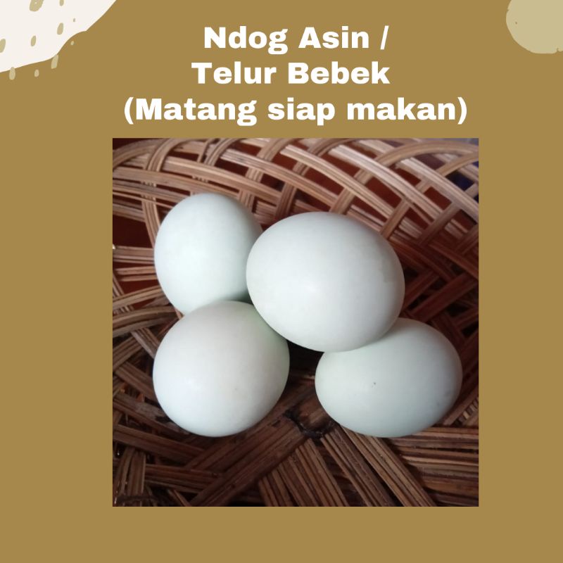 

NDOG ASIN / TELUR ASIN Siap Makan | KHAS BANYUMAS | HARGA TERJANGKAU | FREE GIFT MIN. BELANJA 50K (all item)