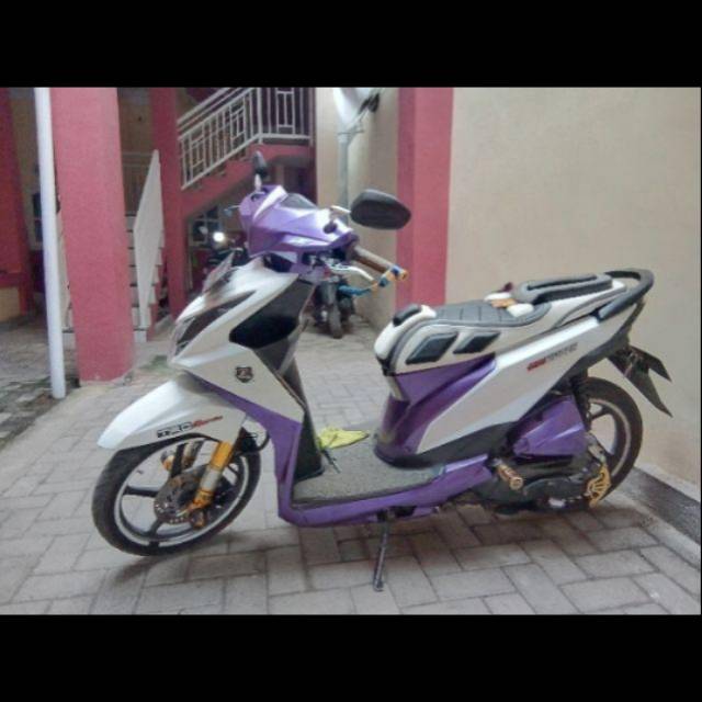 Jok beat fi model retro predator - jok beat f1 modifikasi touring bahan mbtech